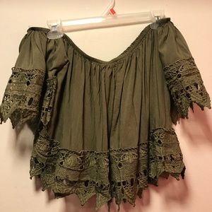 Off the shoulder top